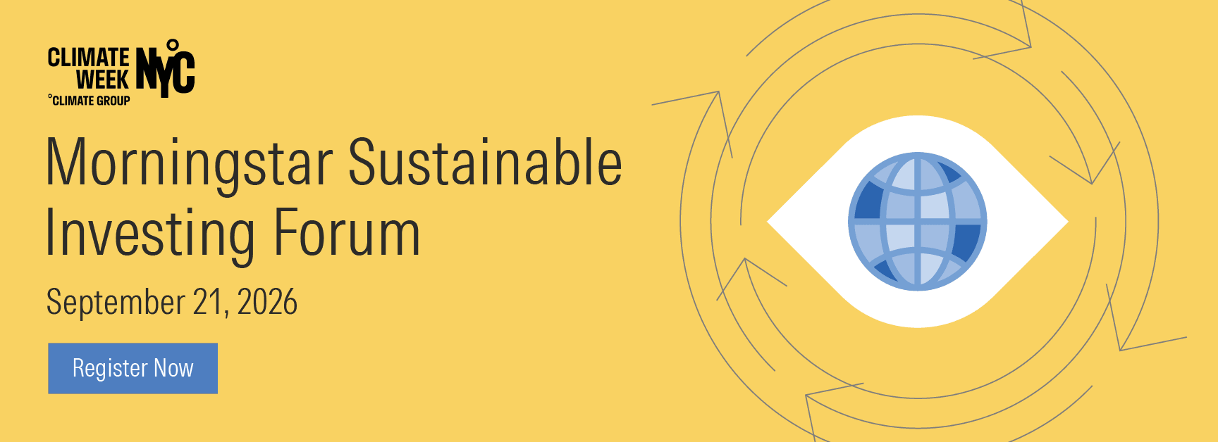 Event banner - Morningstar Sustainable Investing Forum